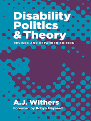 cover image of Disability Politics and Theory